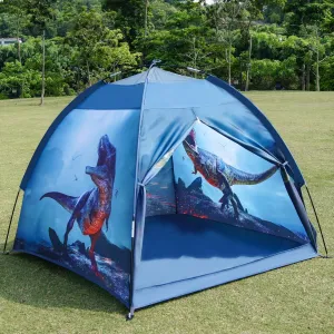 Dinosaur Tent for Kids with Real Dinosaur Theme Kids Play Tent Indoor and Outdoor Tent for Kids Dinosaur Toys for Boys & Girls to Have Fun