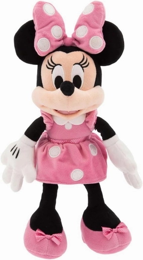 Disney Store Official Minnie Mouse Plush Toy in Pink - 14-Inch Soft Collectible - Timeless Design & Premium Quality - Ideal Gift Lovers - Perfect for Birthdays, Holidays, & Special Events