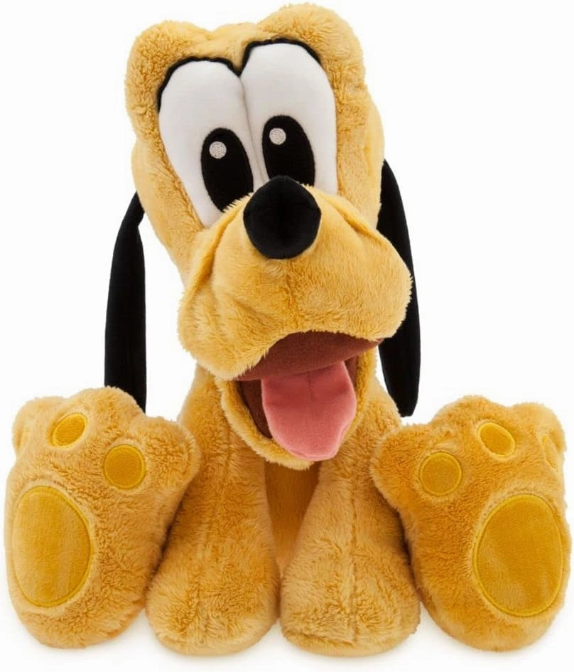 Disney Store Official Pluto Big Feet Plush – Small 12 Inches, Soft and Huggable Toy, Perfect Collectors and Kids, Ideal Gift for Birthdays and Special Occasions, Ages 0 