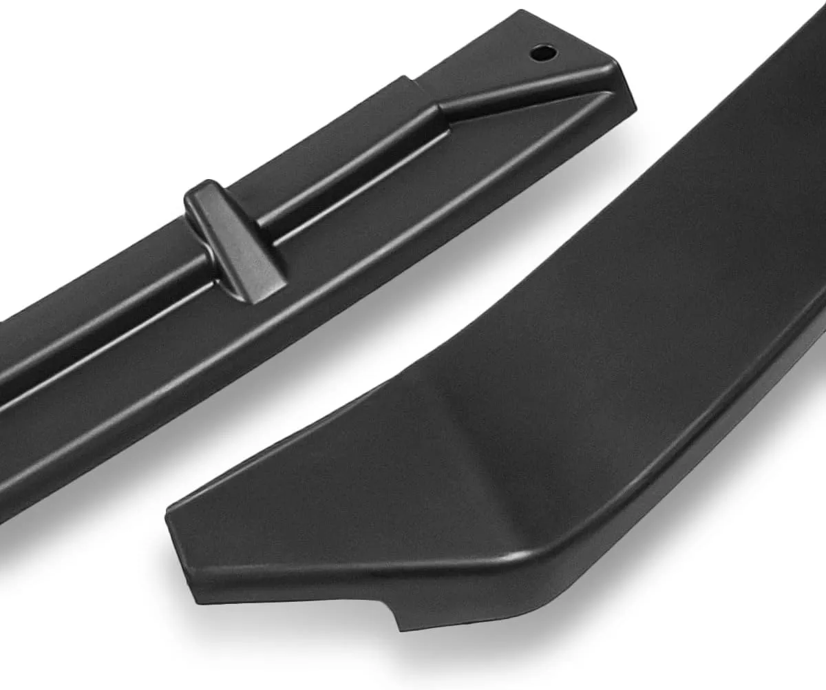DNA MOTORING 3PCS STP-Style Front Bumper Lip Spoiler Compatible with 16-20 Tesla Model S, 2-PU-595