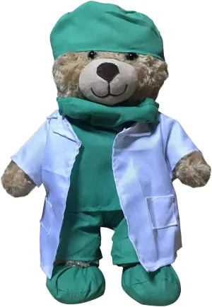 Doctor Cuddles Teddy Bear by ZZZ Bears, Gift for Kids & Adults in The Hospital, Medical Students & Healthcare Heroes, Get-Well-Soon Bear for Surgery Recovery