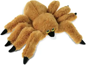 DolliBu Plush Spider Stuffed Animal - Cute Brown Spider Insect Stuffed Animal, Adorable Fluffy Stuffed Animal Spider Toy for Boys and Girls, Realistic Spider Animal Gift for Kids and Adults - 11 Inch