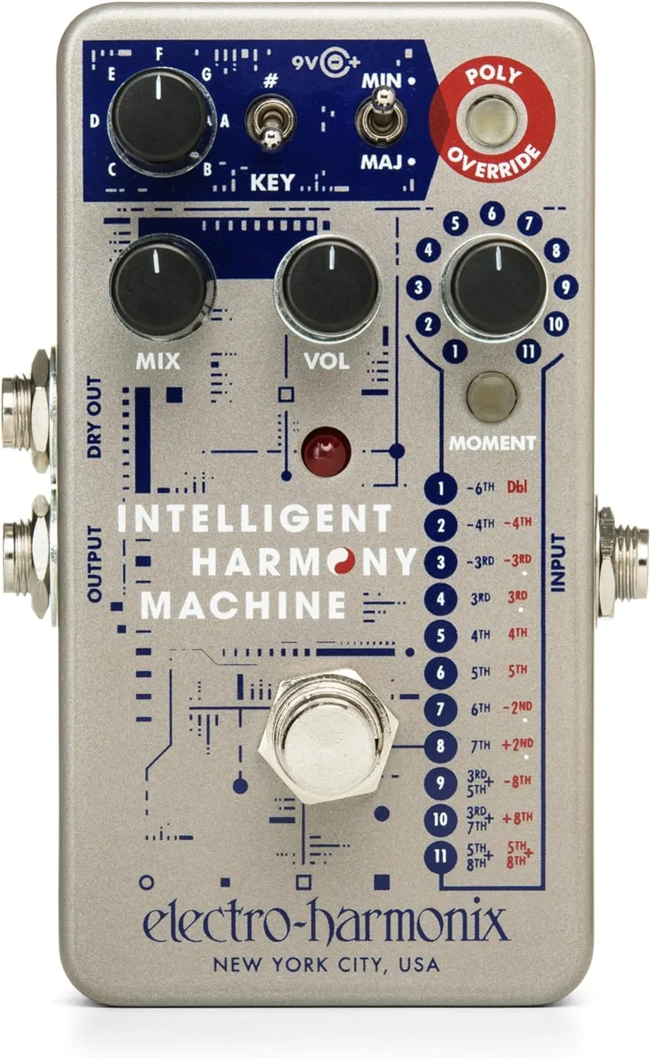 Electro-Harmonix Intelligent Harmony Machine Harmonizer & Pitch Shifter Pedal