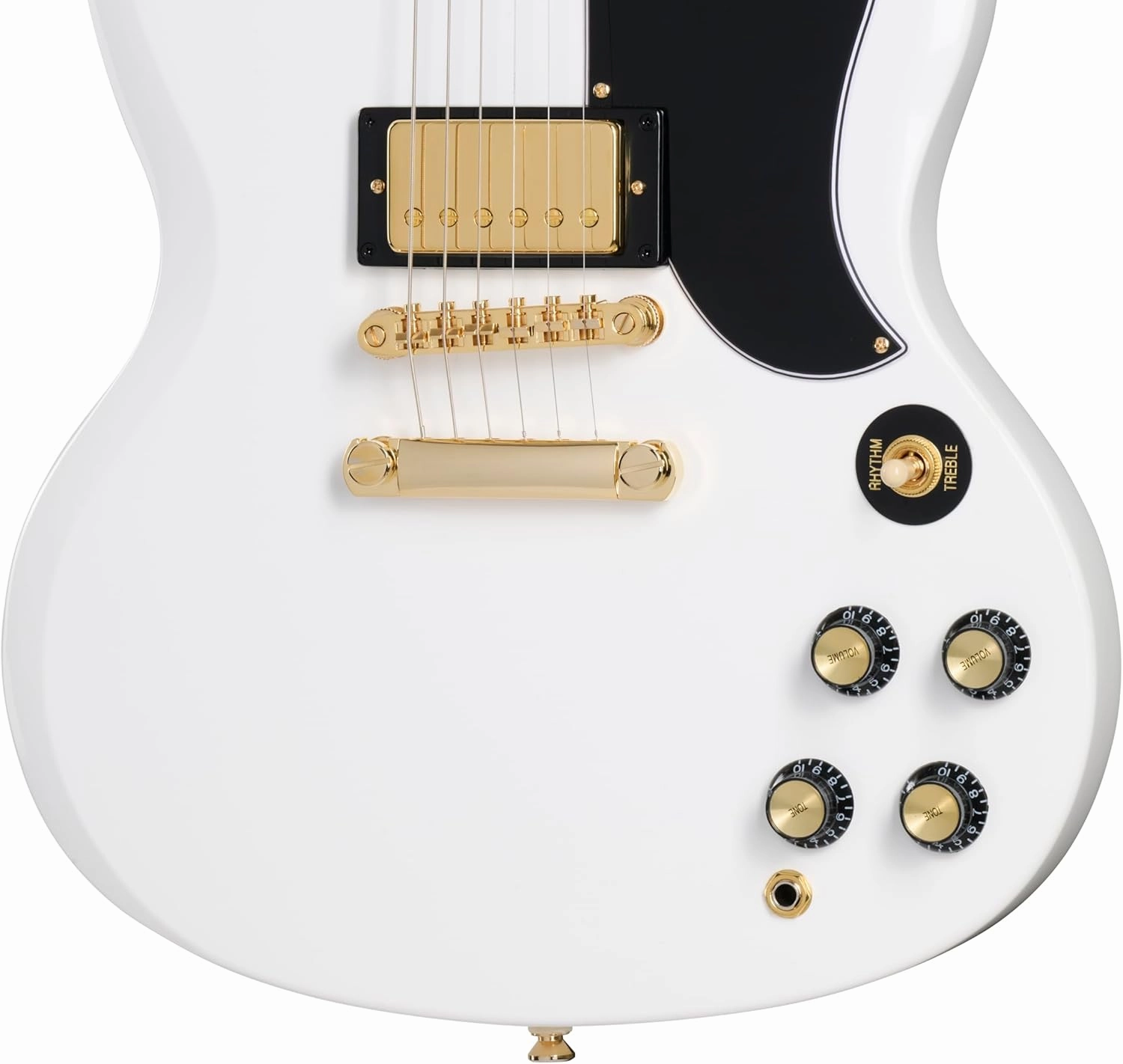 Epiphone Inspired by Gibson SG Custom, Alpine White with Bag