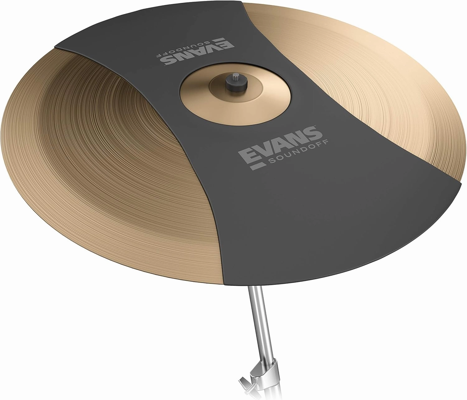 Evans Soundoff Drum Mute Pads - Drum Pads for Acoustic Drum Sets - Drum Mutes Pack - For Ride Cymbals - Great for Silencing Drum Kits to Practice - Fits 22" Ride