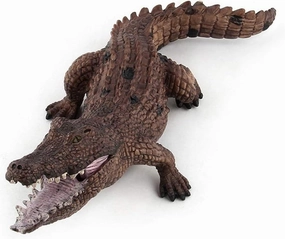 Fantarea Realistic Jungle Animal Figures - Crocodile/Alligator - Educational Toys & Cake Toppers for Kids 5-8 Years