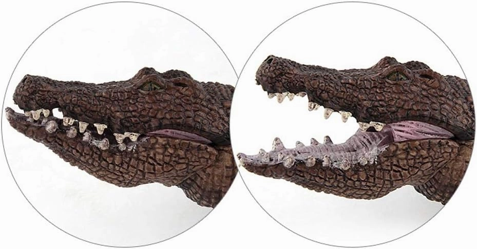 Fantarea Realistic Jungle Animal Figures - Crocodile/Alligator - Educational Toys & Cake Toppers for Kids 5-8 Years