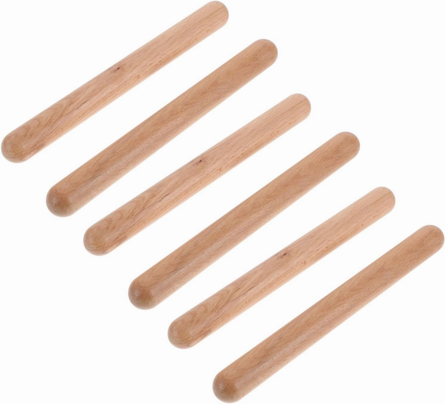 FAVOMOTO 3 Pairs Rhythm Sticks Solid Hardwood for Beginners Percussion Instrument to Enhance Musical Talent and Sense of Rhythm