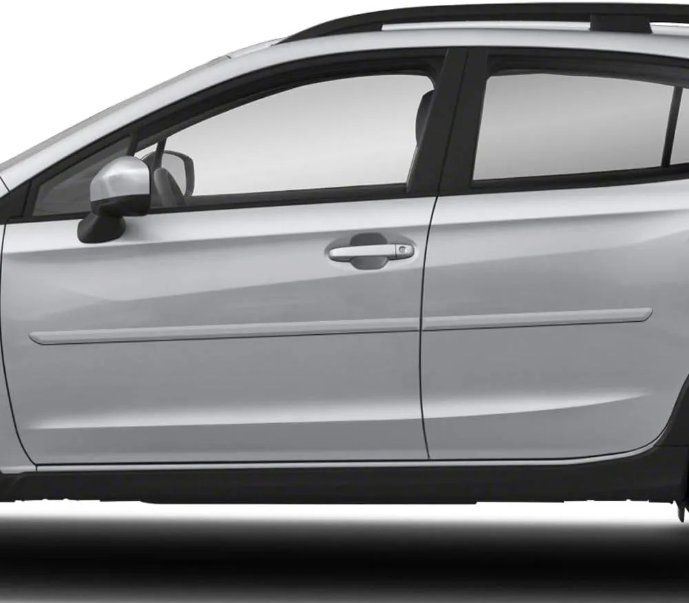 FE-CROSSTREK Finished End Body Side Molding Compatible with Subaru XV Crosstrek - Crystal White Pearl (K1X)