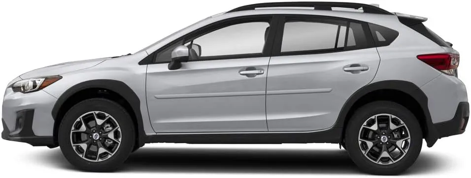 FE-CROSSTREK Finished End Body Side Molding Compatible with Subaru XV Crosstrek - Crystal White Pearl (K1X)