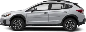 FE-CROSSTREK Finished End Body Side Molding Compatible with Subaru XV Crosstrek - Crystal White Pearl (K1X)