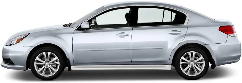FE-Legacy Finished End Body Side Molding Compatible with Subaru Legacy - Crystal White Pearl (K1X)