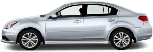 FE-Legacy Finished End Body Side Molding Compatible with Subaru Legacy - Crystal White Pearl (K1X)
