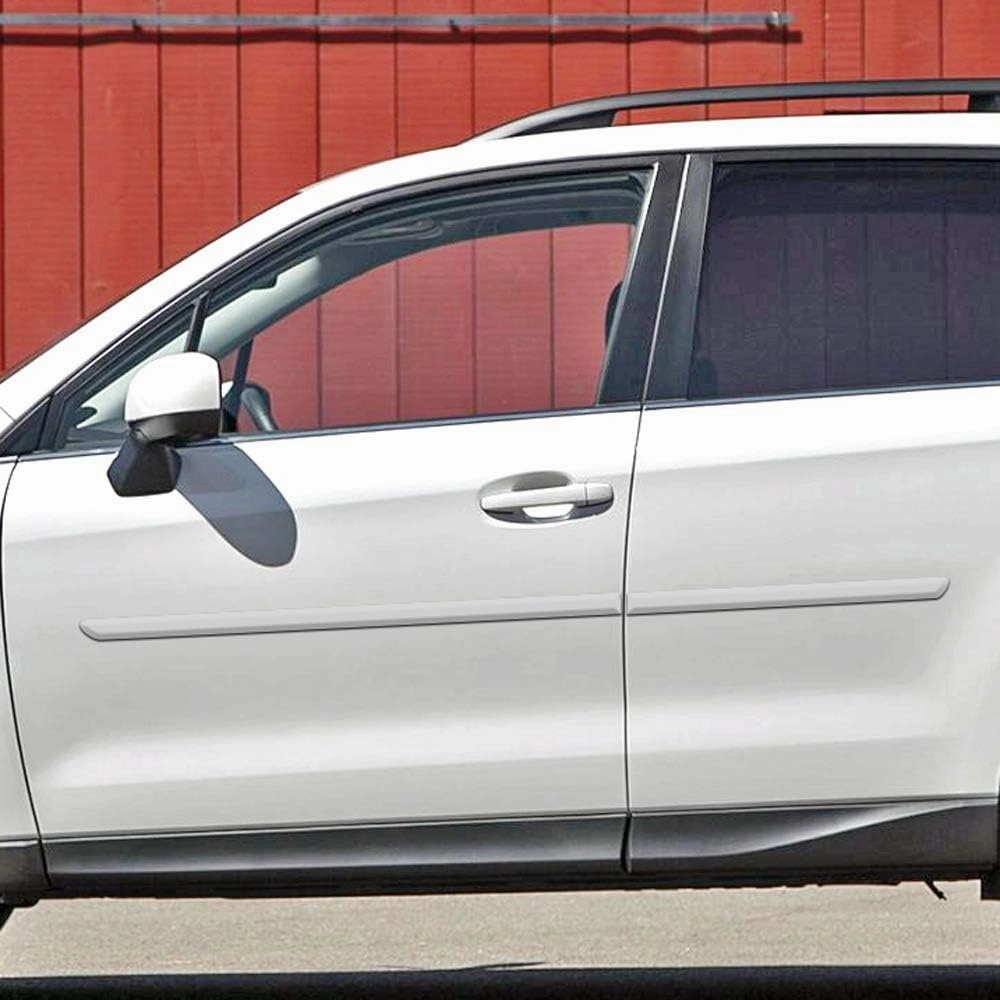 FE-Forester Finished End Body Side Molding Compatible with Subaru Forester - Crystal White Pearl (K1X)