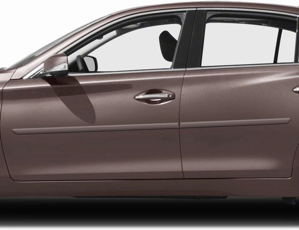 FE-Q50 Finished End Body Side Molding Compatible with Infiniti Q50 - Performance Hagan Blue (RBP)