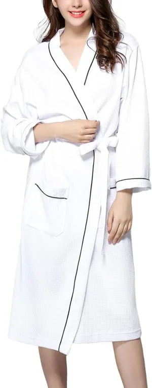 Fleece Robe Women Short Womens Warm Fleece Pajama Sets Furry Cotton Robe Women Thick Robe with Hood for Men