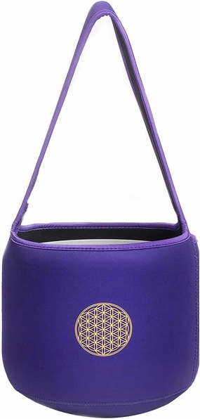 FMTY 10 inch Soft Carrying Bag for Crystal Singing Bowls Travel Carrier Case for Sound Healing Bath Bowl