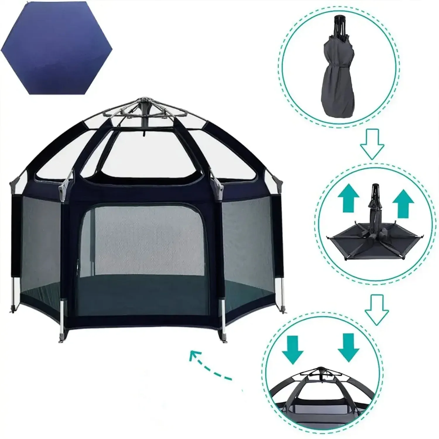Foldable Baby Play Tent | Portable Play Haven | Mosquito-Proof