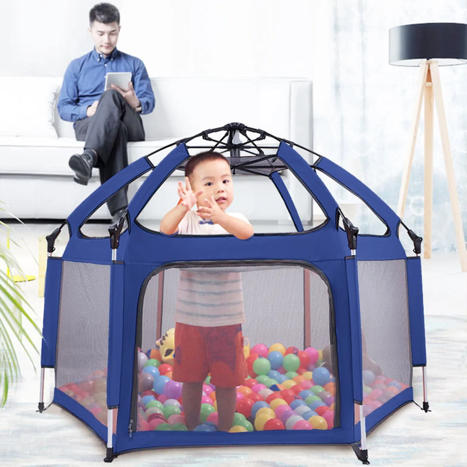 Foldable Baby Play Tent | Portable Play Haven | Mosquito-Proof