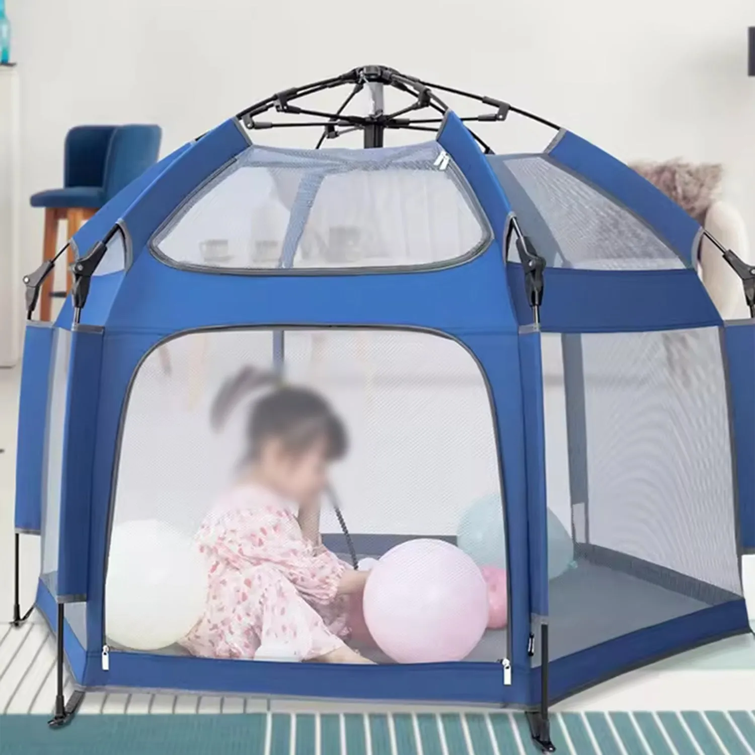 Foldable Baby Play Tent | Portable Play Haven | Mosquito-Proof