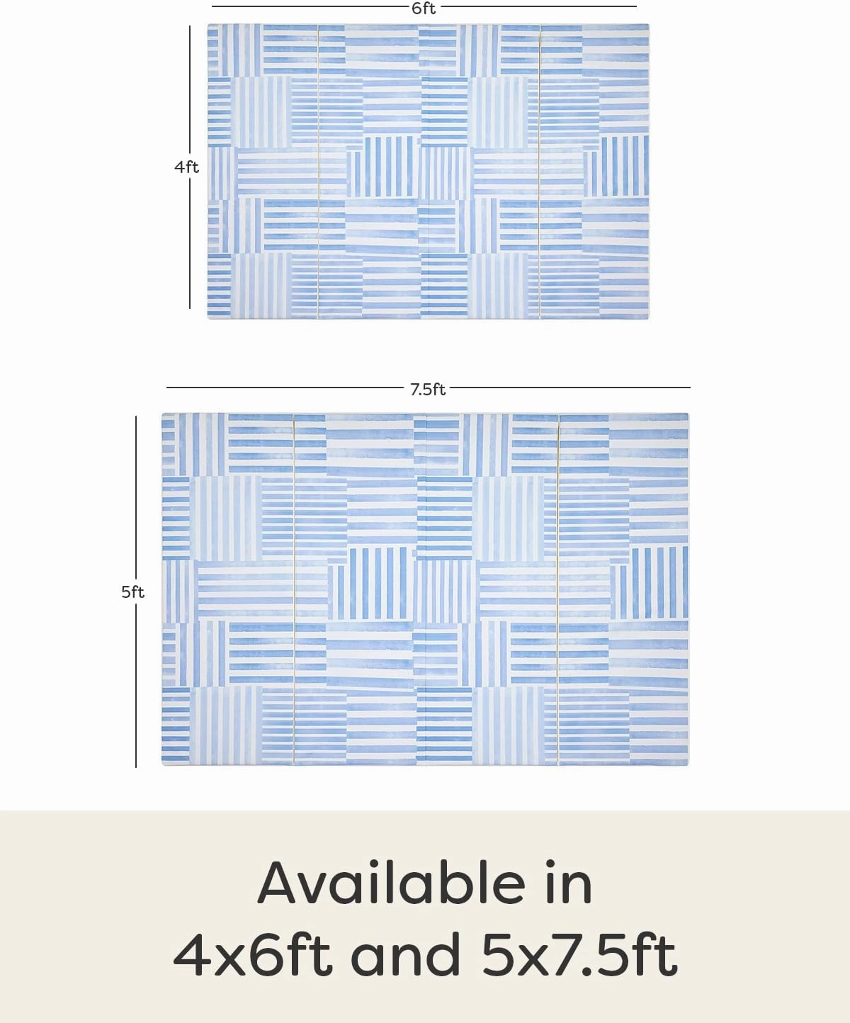 Foldable Baby Tumbling Mat – Padded Baby Play Mat for Floor | Memory Foam Play Mat for Baby | Foldable Kids Play Mat | Durable, Stylish, and Cushioned Design
