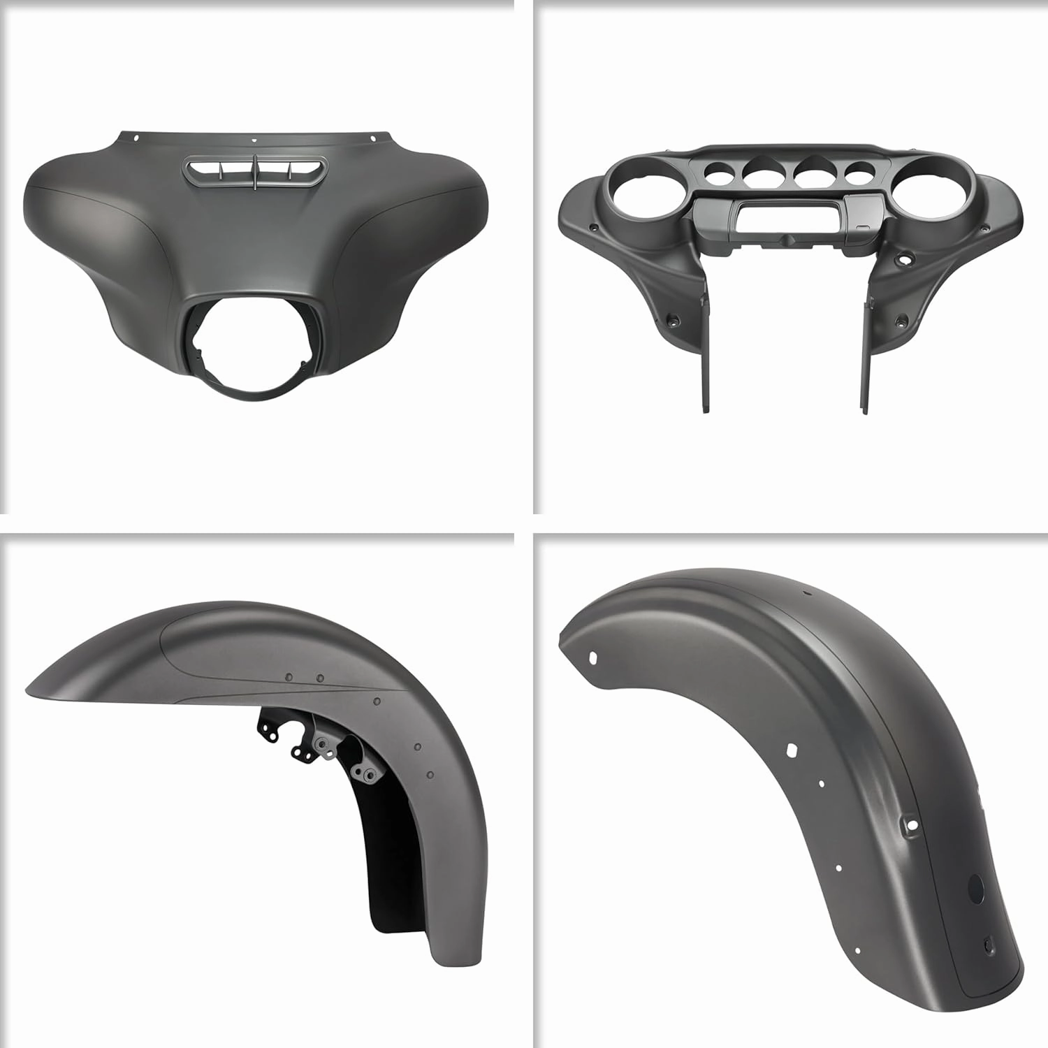 For Street Glide Special / HR3 Color-Matched Charcoal Denim Fairing Body Kit Fits for 2014-later Harley FLHXS, Hard Saddlebags   Gas Tank   Inner&Outer Fairing   Fender   Fender Fascia