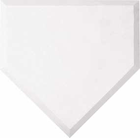 Franklin Sports Home Plate - Baseball   Softball Rubber Home Plate - Portable Throw Down Plate for Backyard Baseball, Softball, Tee Ball,White
