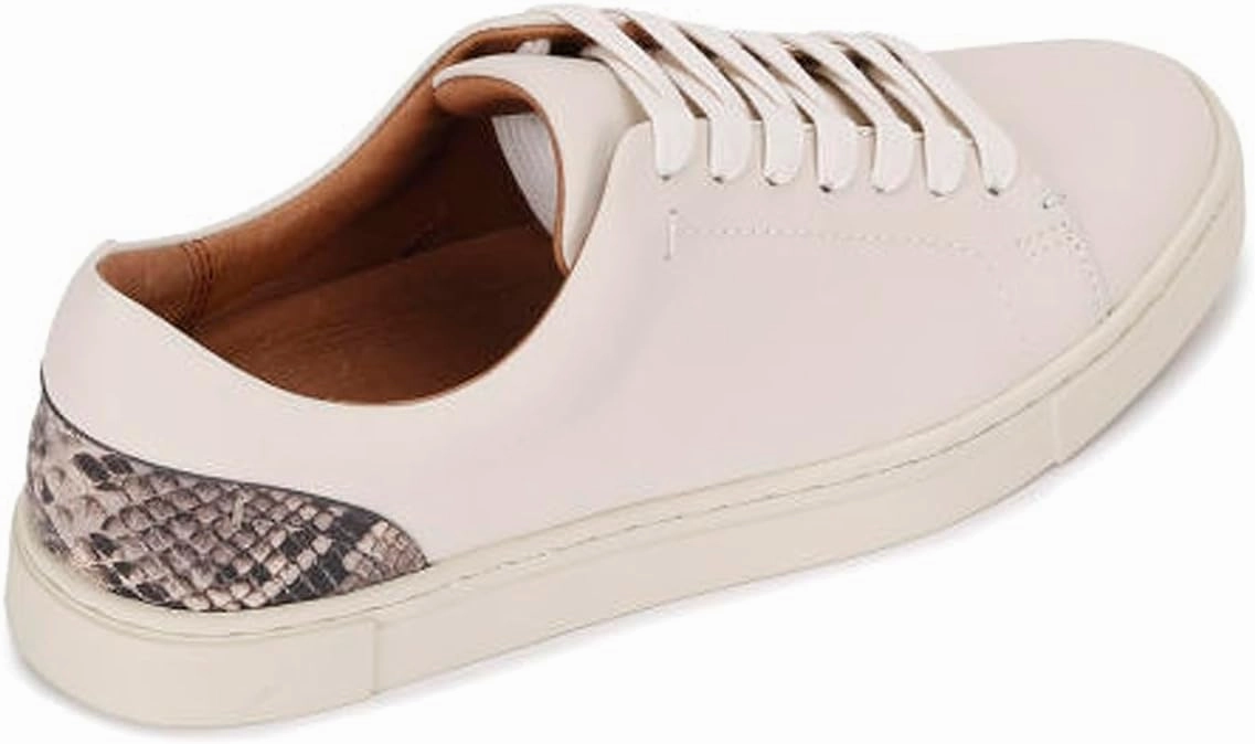 Frye Ivy Low Lace Sneakers for Women Crafted from Soft, Vintage Italian Leather with Removable Molded Footbed, Leather Lining, and Contrast White Rubber Outsoles