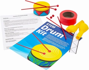 Fun Express DIY STEAM Balloon Drum Learning Activity Craft Kit - 12 Pieces