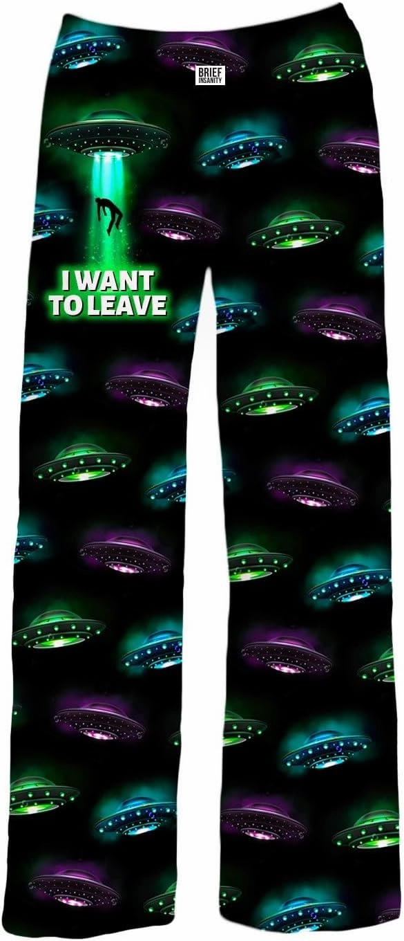 Funny Mens Pajama Pants, Ultra Soft Breathable Lounge Pajama Pants for Women | Humorous Novelty Gag gift Loungewear Bottoms
