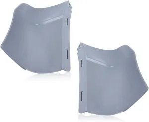 G-PLUS Rear Bumper Quarter Panel Fillers Kit Compatible With Chevy Caprice/Impala 1986-1990 ABS Plastic- Primed,Grey