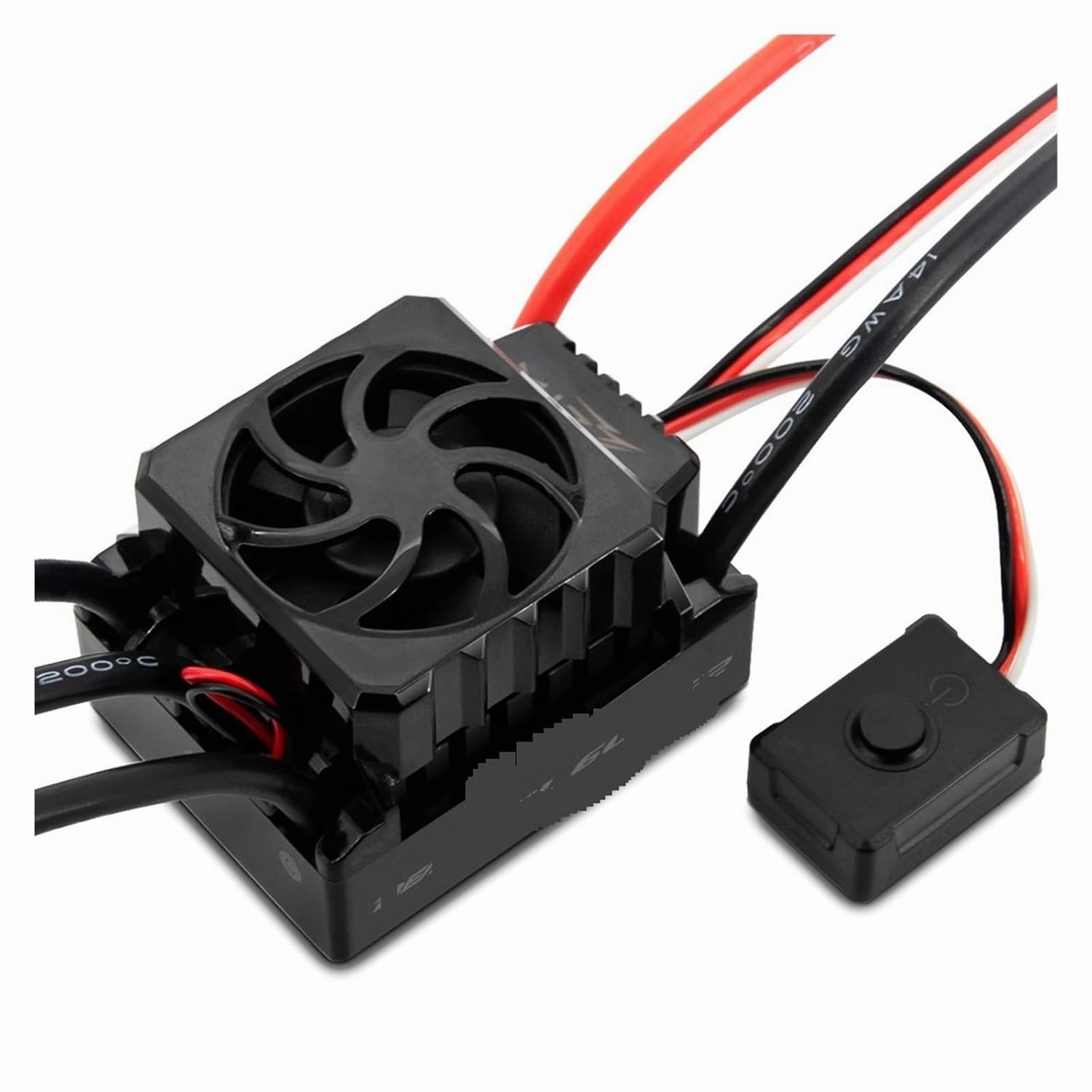 G2 50A/60A ESC 2-3S 6V/3A BEC Waterproof 3650 Brushless Sensorless Motor Combo for 1/10th RC Car RTR Truck Buggy(60A 3650 4350KV LED)