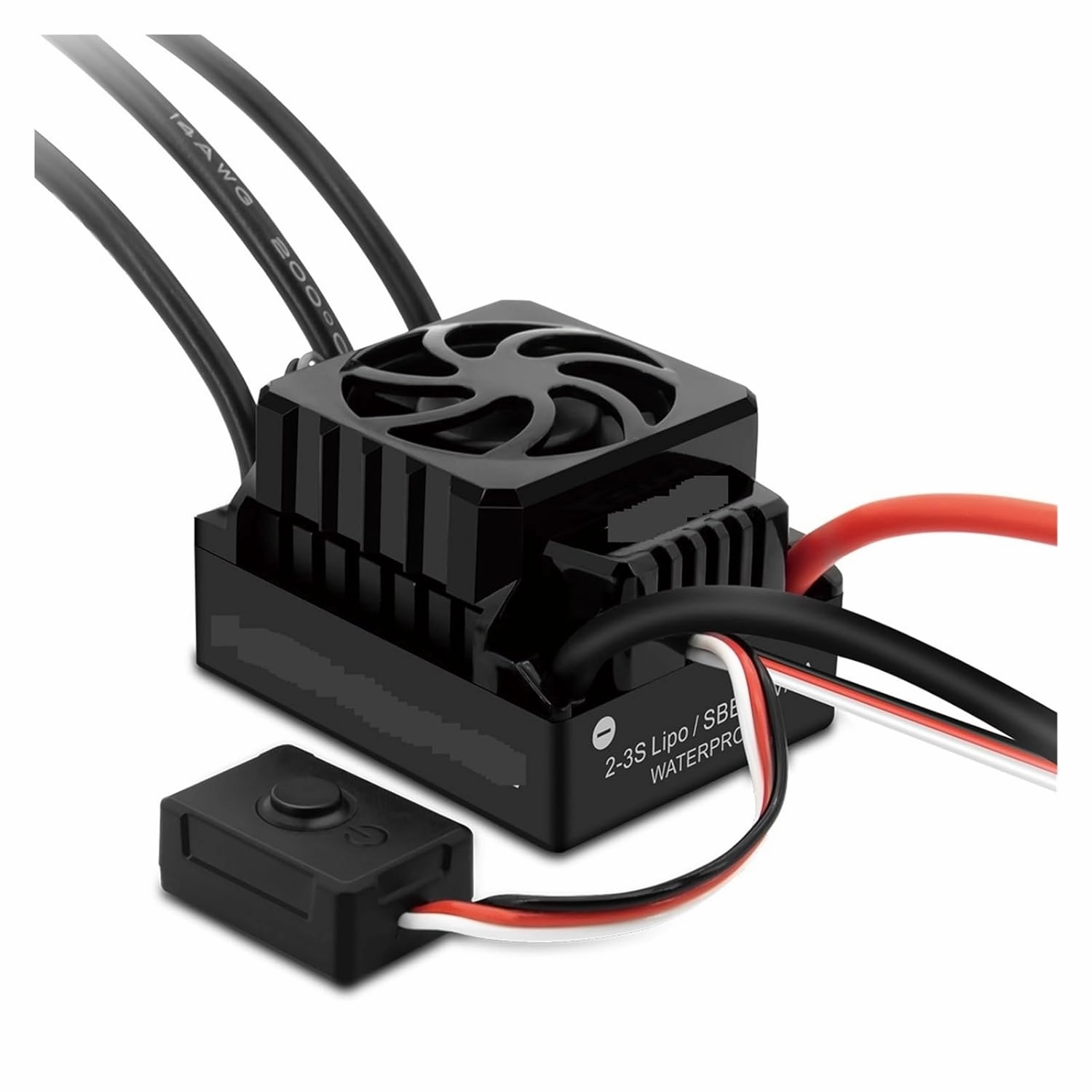 G2 50A/60A ESC 2-3S 6V/3A BEC Waterproof 3650 Brushless Sensorless Motor Combo for 1/10th RC Car RTR Truck Buggy(60A 3650 4350KV LED)