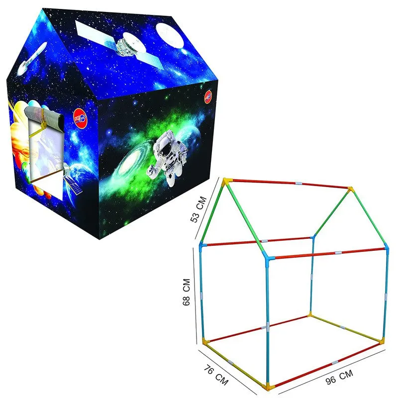 Galaxy-Themed Portable Play Tent for Kids | Medium Size (3-6 Years)