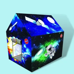 Galaxy-Themed Portable Play Tent for Kids | Medium Size (3-6 Years)