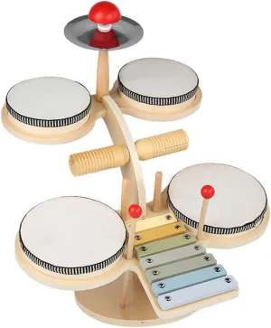 GALPADA 1 Set Drum Set for Educational Jazz Drum Kit Musical Instrument for Early Learning for Creative