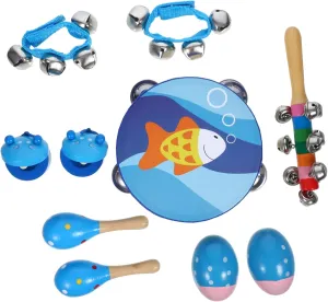 Garneck 1 Set Instrument Musical Instruments for Percussion Girl Instrument Music Musical Wood Blue