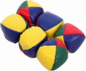 Garneck Round Bag Toss Game 6pcs Pu Bean Bags Outdoor Indoor Games Boys and Girls