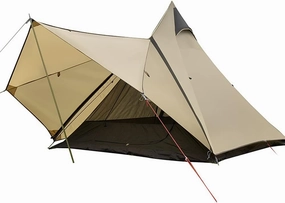 GeRRiT 4 Person Tent for Camping Pyramid Teepee Tent Outdoor Portable Double Layers Indian Tipi Tent for Outdoor Family Hiking Yurt Tent