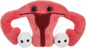 GIANTmicrobes Uterus Plush Toy, Hysterectomy Gifts, Endometriosis Awareness, Feminist Gifts, Fertility Gift, Get Well Gift