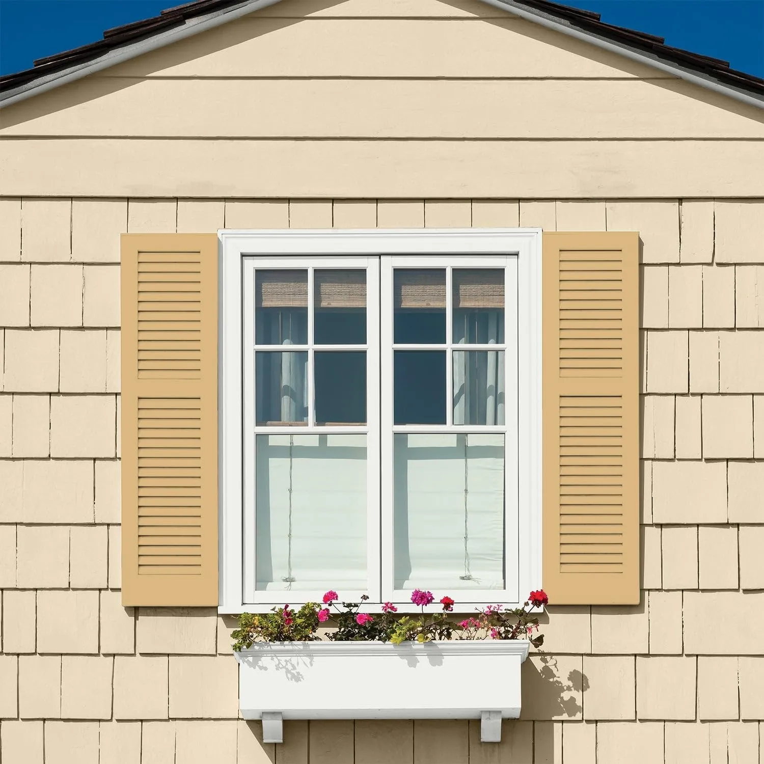 Glidden Total 1 gal. Honey Bunny/Yellow Satin Exterior Paint with Primer
