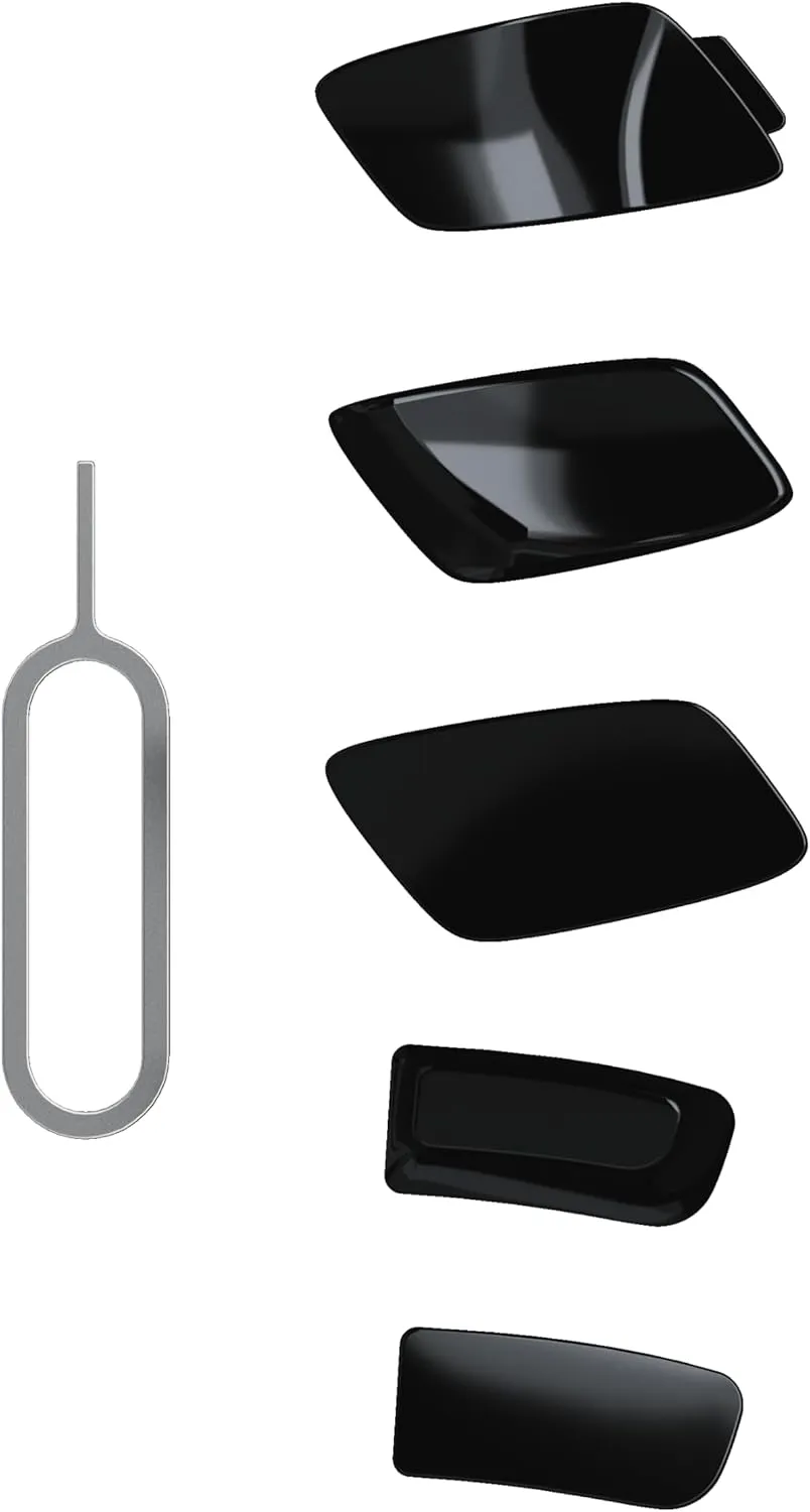 Glorious Gaming Model I 2 Wireless Gaming Mouse - Hybrid 2.4Ghz & Bluetooth, 75g Superlight, 9 Buttons (2 Swappable), RGB, PTFE Feet, MMO/MOBA/FPS, Long Battery Life, Side Thumb Rest - Black