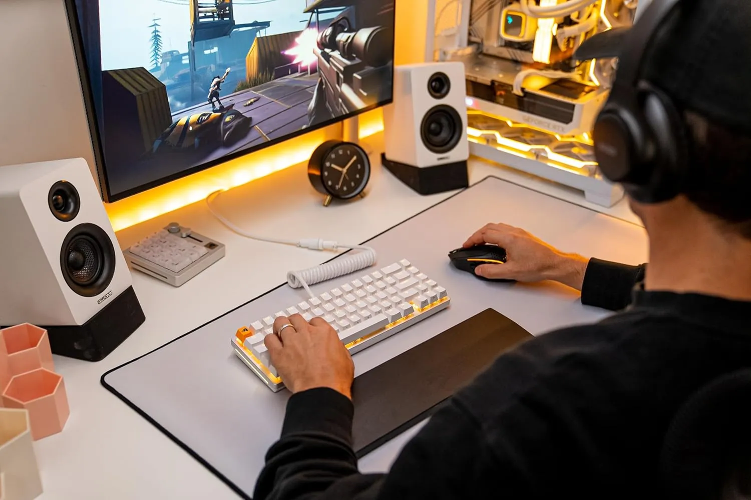 Glorious Gaming Model I 2 Wireless Gaming Mouse - Hybrid 2.4Ghz & Bluetooth, 75g Superlight, 9 Buttons (2 Swappable), RGB, PTFE Feet, MMO/MOBA/FPS, Long Battery Life, Side Thumb Rest - Black
