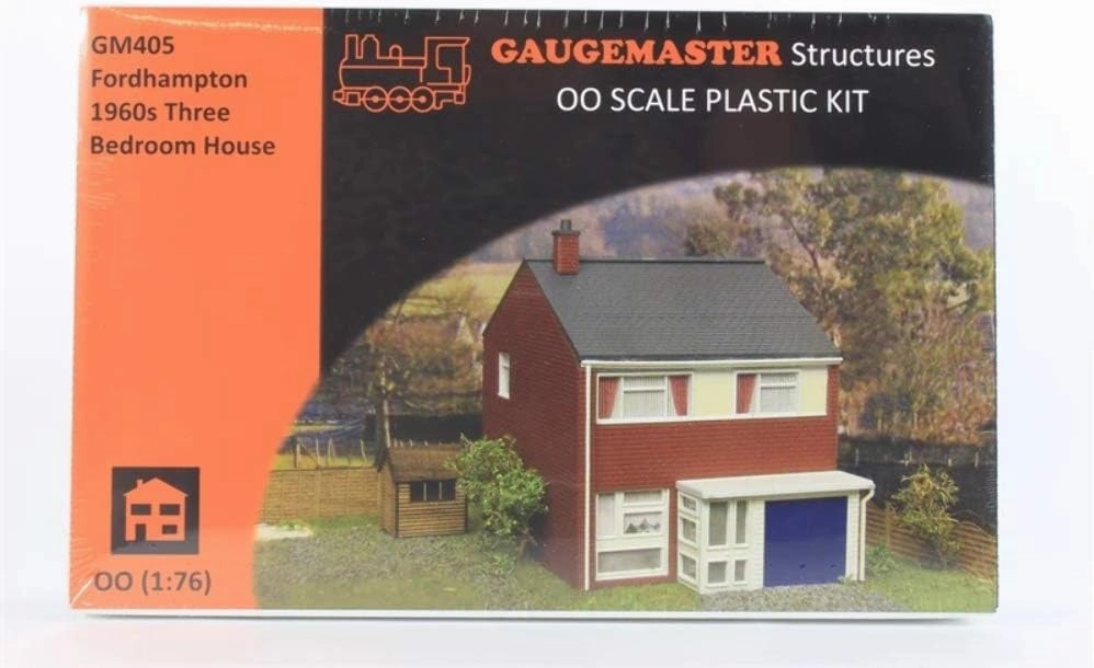 GM-GM405 Ford Hampton 1960s Three Bedroom House Plastic Kit