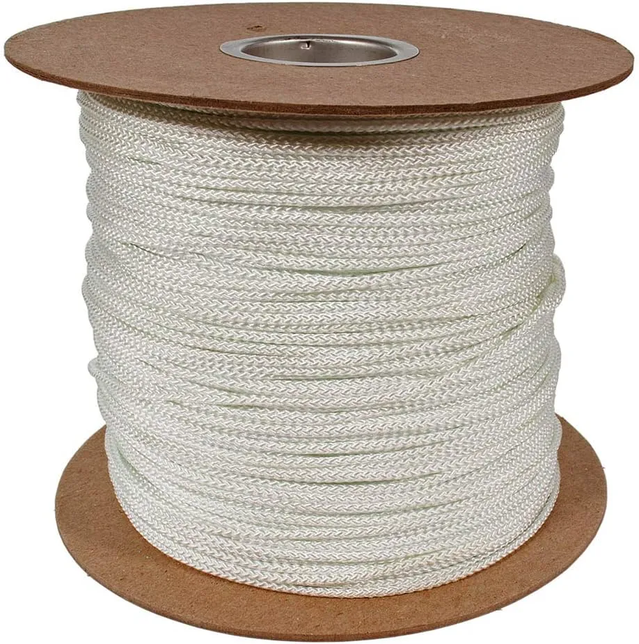 Golberg Diamond Braid Nylon Rope – 100% Nylon Utility Cord – Ideal for Camping, Outdoors, Boating, and Everyday Use – Made in The USA