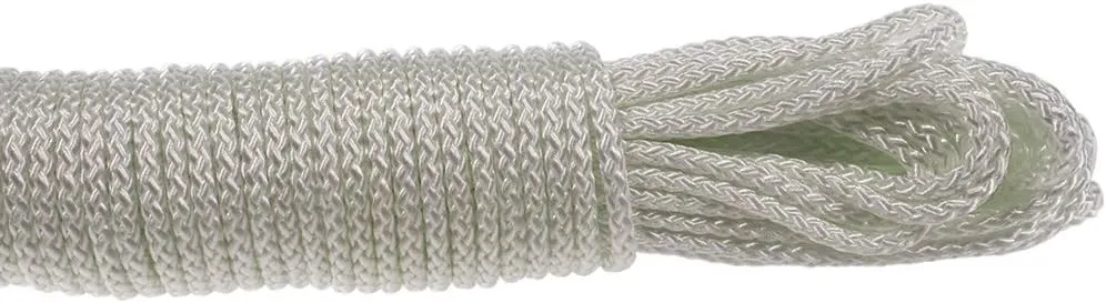 Golberg Diamond Braid Nylon Rope – 100% Nylon Utility Cord – Ideal for Camping, Outdoors, Boating, and Everyday Use – Made in The USA