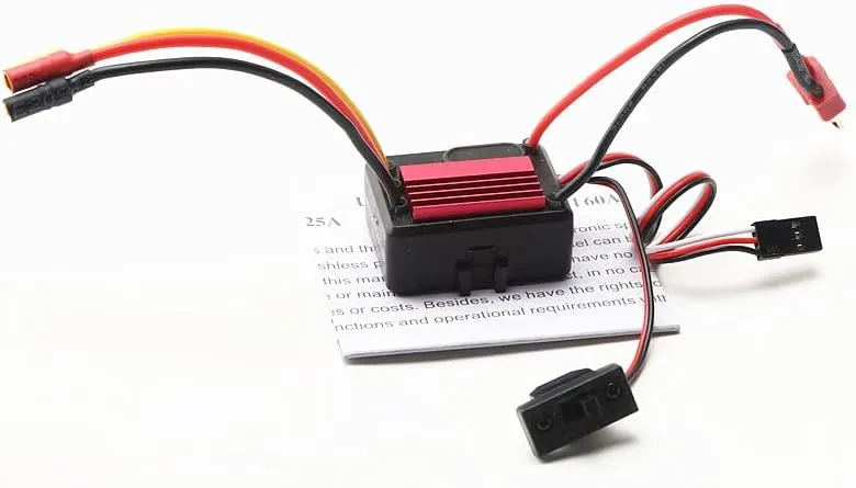 GoolRC Waterproof 2838 5800KV Brushless Motor & 35A Brushless ESC & Programming Card Replacement for 1/14 1/16 SCY HSP Trax4 HPI Remote Control Car Truck