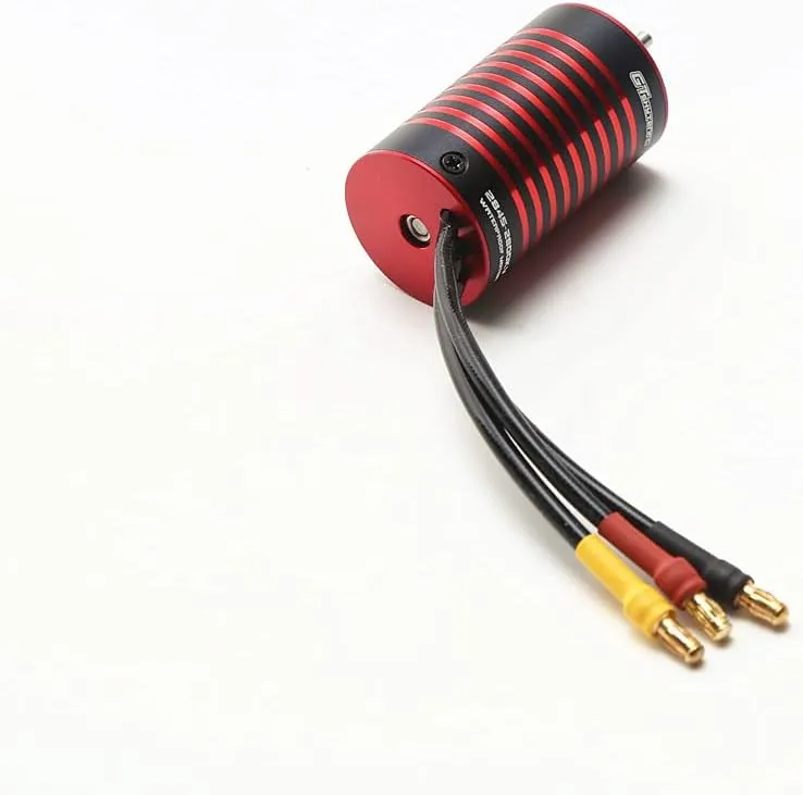 GoolRC Waterproof 2838 5800KV Brushless Motor & 35A Brushless ESC & Programming Card Replacement for 1/14 1/16 SCY HSP Trax4 HPI Remote Control Car Truck