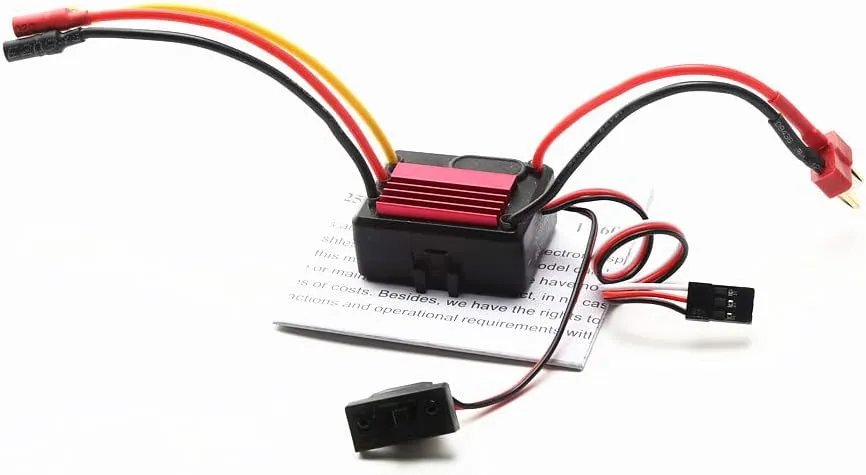 GoolRC Waterproof 2838 5800KV Brushless Motor & 35A Brushless ESC & Programming Card Replacement for 1/14 1/16 SCY HSP Trax4 HPI Remote Control Car Truck