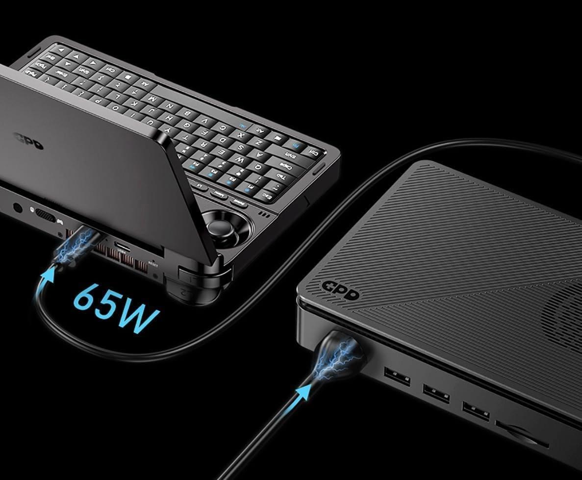 GPD WIN Mini 2025 Handheld Game Console, 7" Touchscreen Gaming PC Mini Laptop Gamepad UMPC Win11 [AMD Ryzen AI 9 HX 370 32GB RAM/2TB M.2 NVMe SSD]